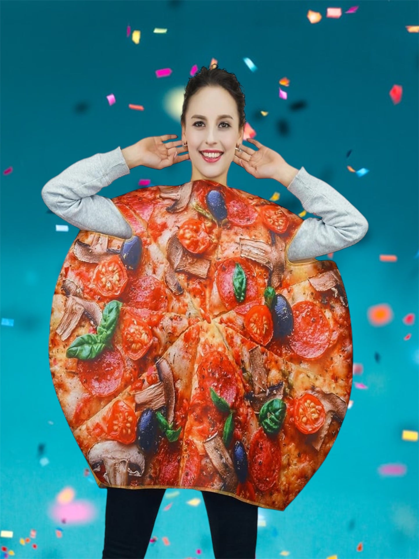 Adult Pizza Funny Food Costume