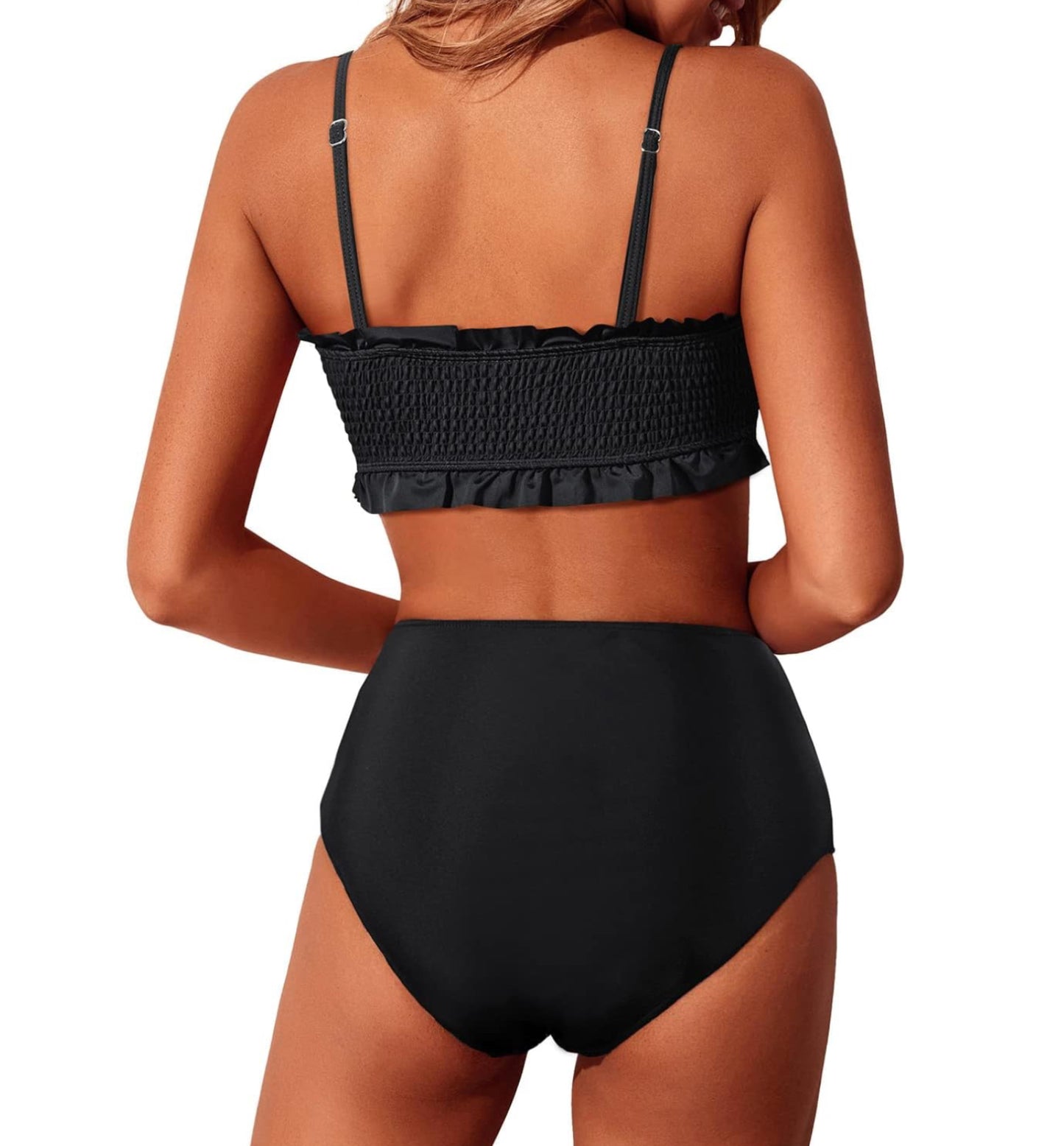 Tempt Me Women Bandeau High Waisted Bikini Set