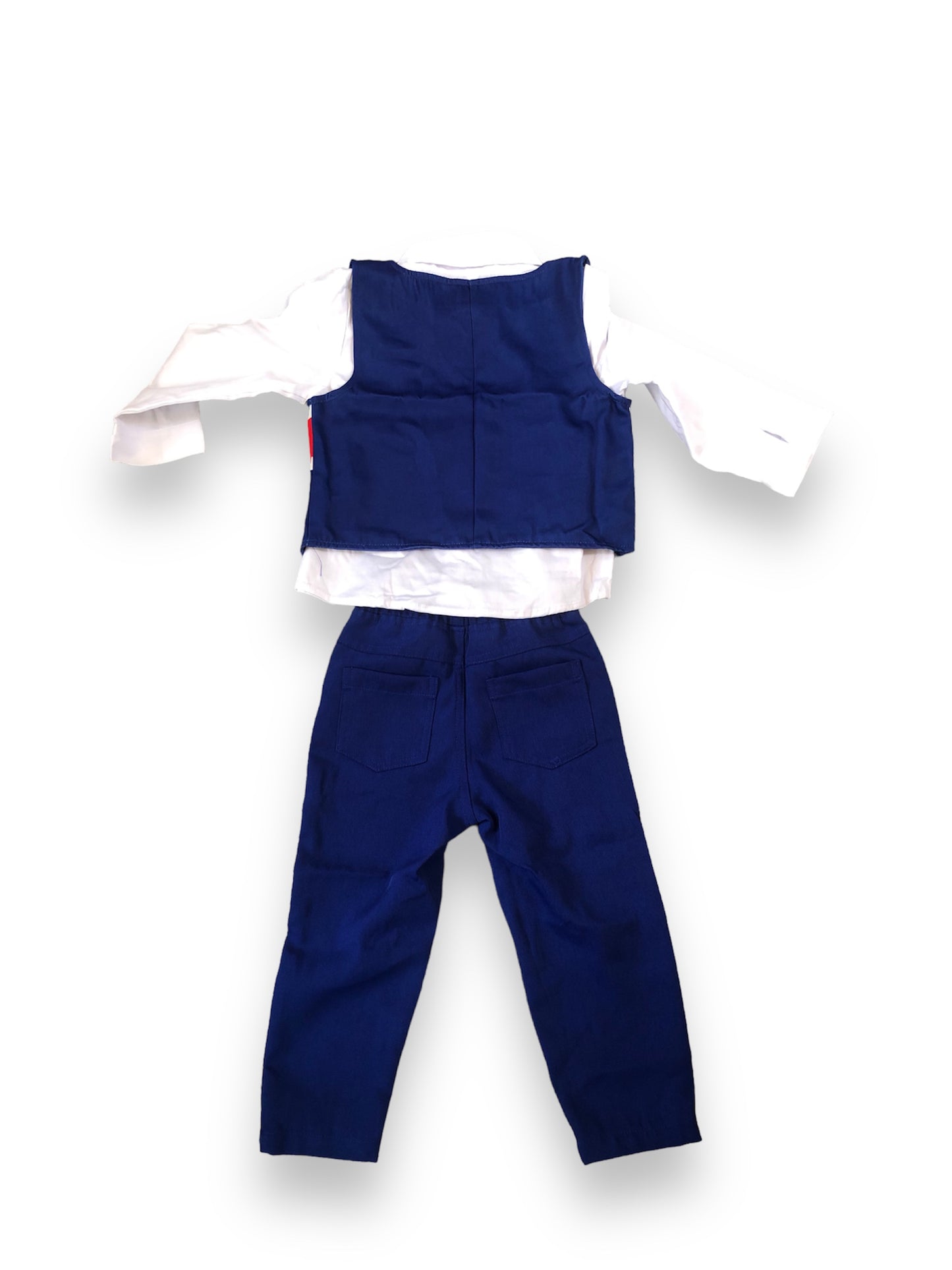 Baby Boy Shirt, Waistcoat,Trousers and Bowtie set - Union Jack
