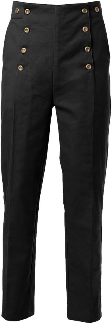 GRACEART Cosplay Steampunk Victorian Gothic Punk Men's Trouser
