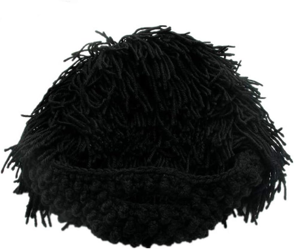 Novelty Knit Wig Beanie Funny hat
