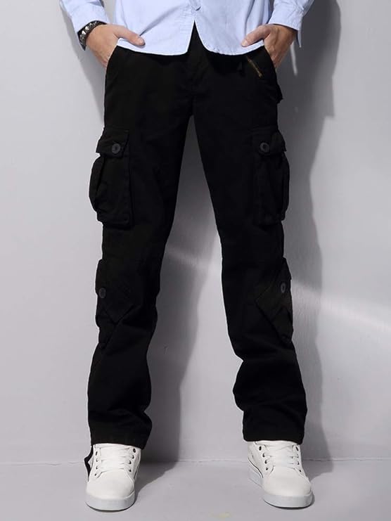 Men's Cotton Cargo Work Combat Trousers