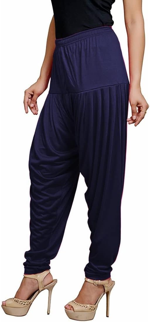Women's Super Stretchable Cotton Lycra Pattiala Pants