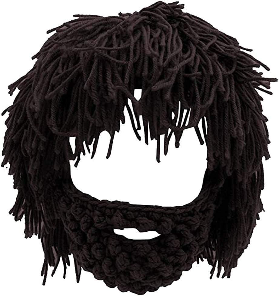 Novelty Knit Wig Beanie Funny hat