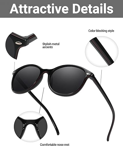 Trendy Retro Round Shades - UV400 Protection