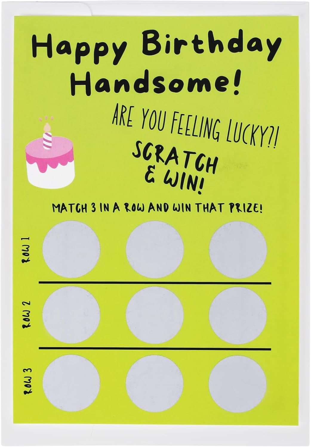 Funny Happy Birthday Scratch Card Lucky Dip