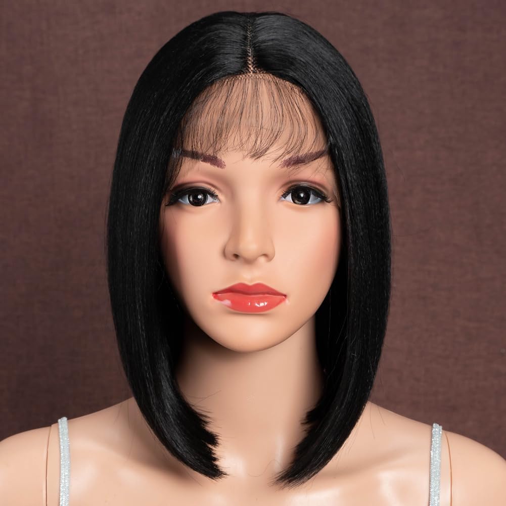 Style Icon Bob Lace Front Synthetic Wig 130% Density 10 Inch