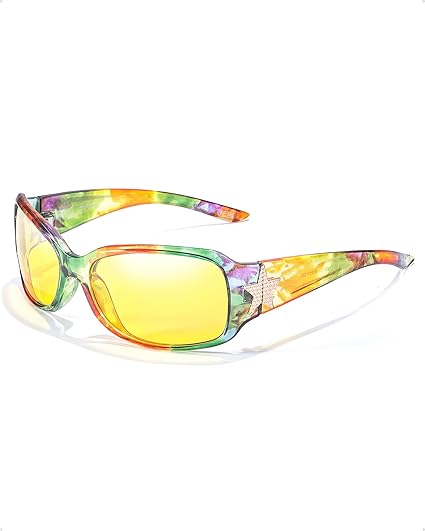 Ladies rainbow frame sunglasses