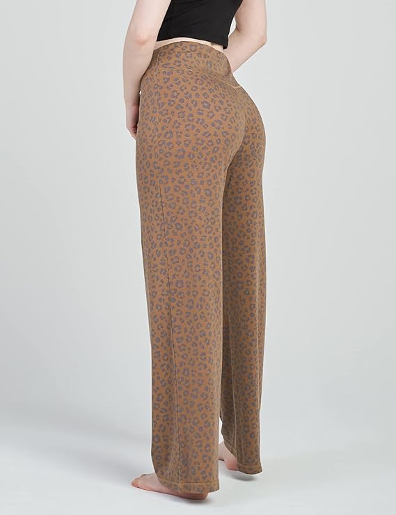 Women's Wide Leg Loose Fit Lounge/ Pajama Pants With Pockets