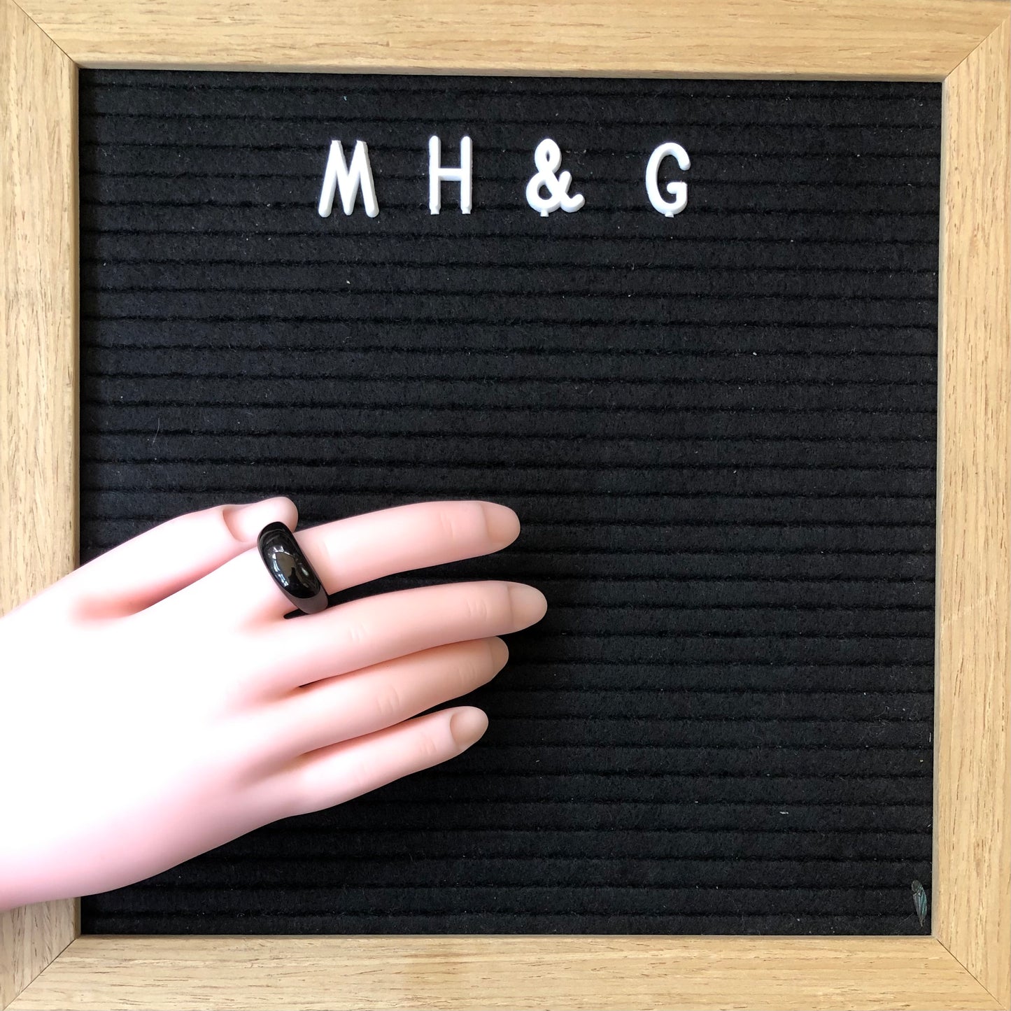 Chainspro Black Chunky Ring