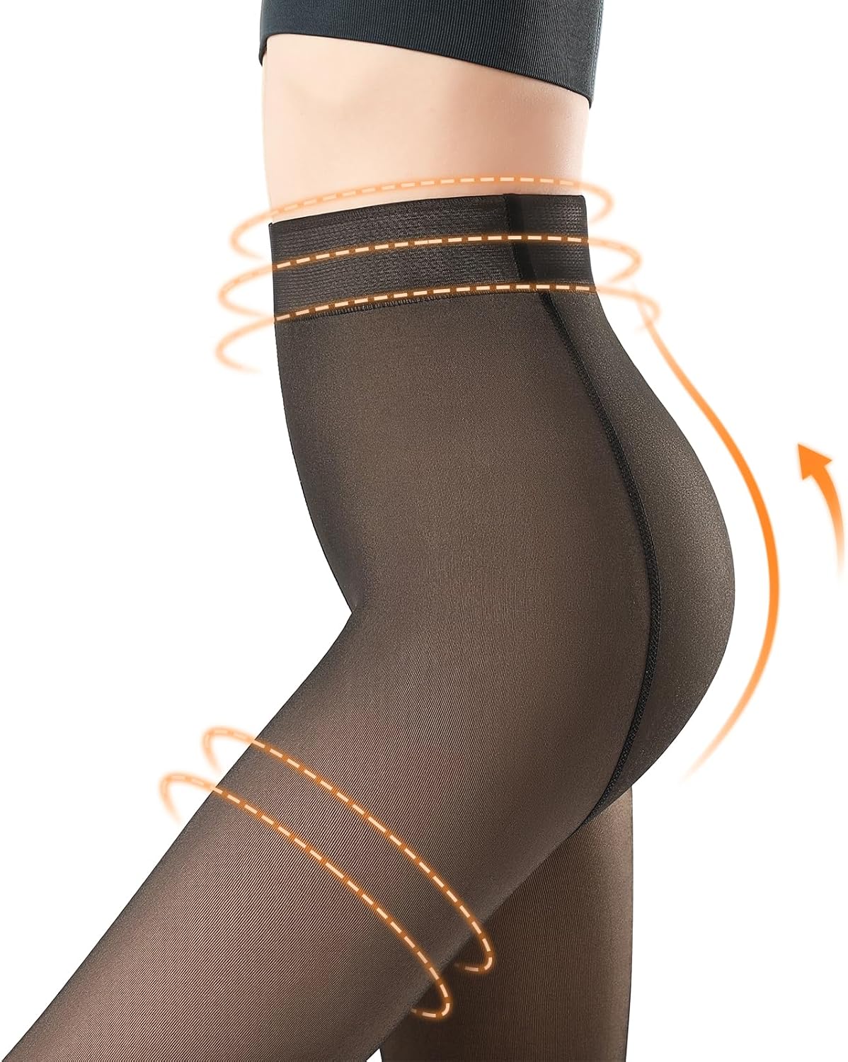 Fleece Lined 220g Thermal Tights for Women