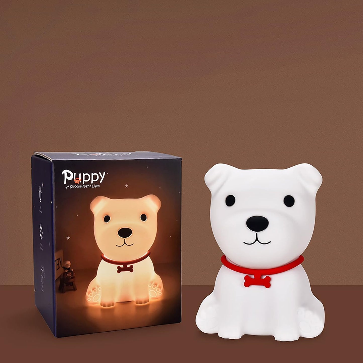 Cute Pet Dog Table Lamp, LED Animal Night Light