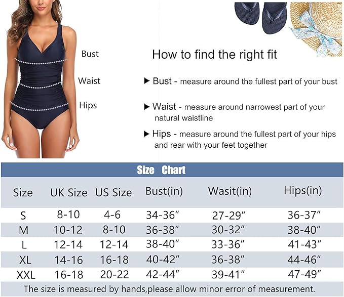 Derssity Tummy Control One Piece Swimming Costume