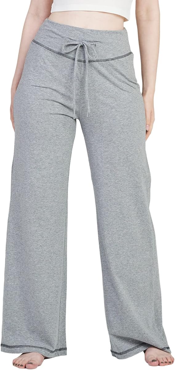 Women's Wide Leg Loose Fit Lounge/ Pajama Pants With Pockets