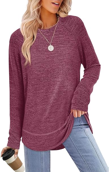 Aokosor Womens Long Sleeve Top
