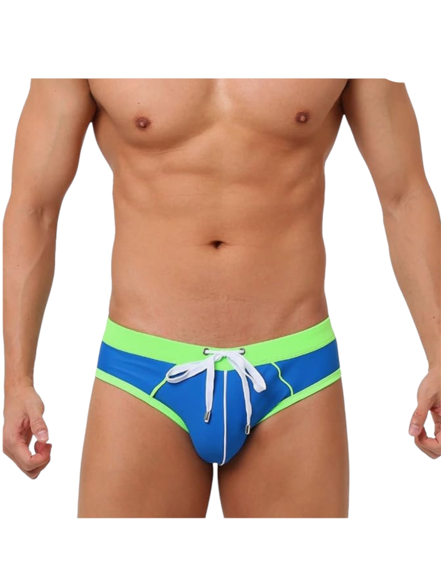 Men's Ice Silk Bikini Men's Tan Through Swim Micro Briefs
