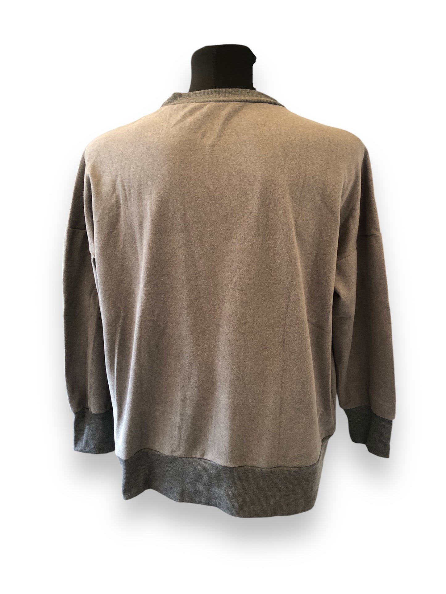 Grey Fleece Sweatshirt