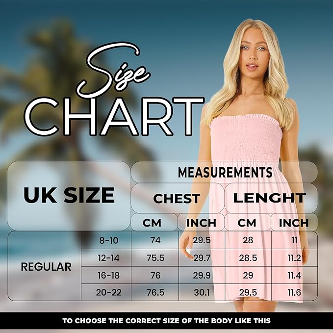 Women's Strapless Sheering Boob Tube Bandeau Plain Mini Dress - Coral/Rust