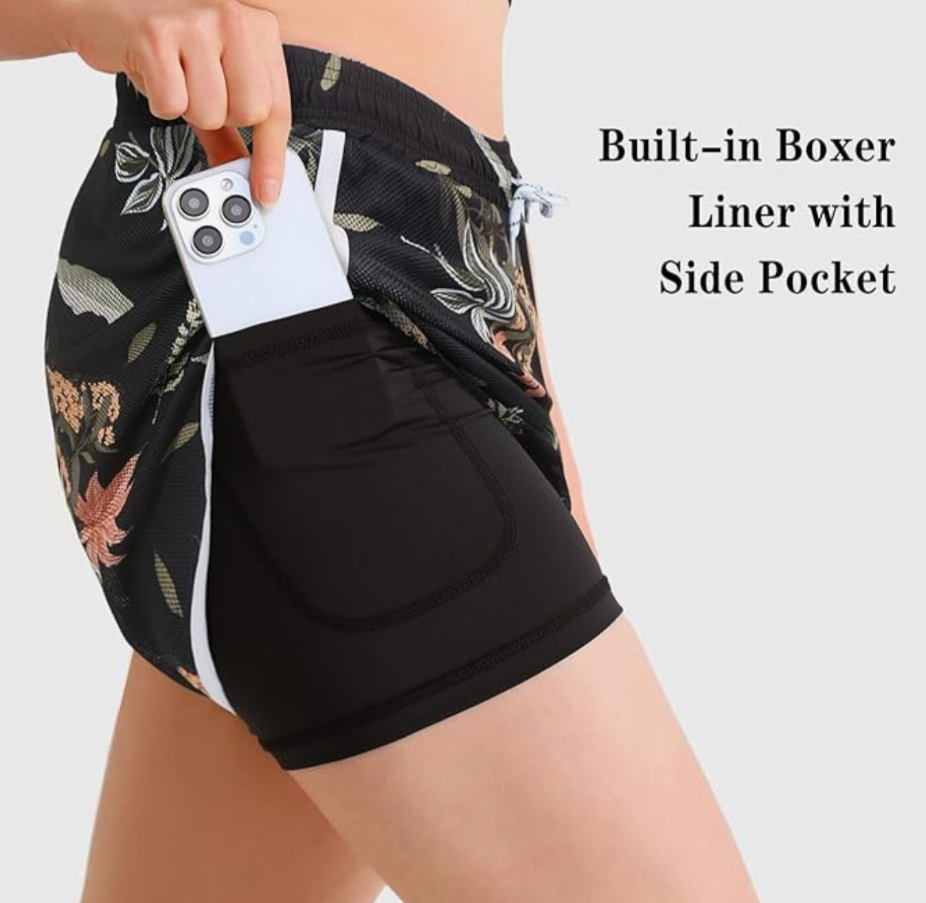zeetoo Swim Shorts Women Mesh Board Shorts