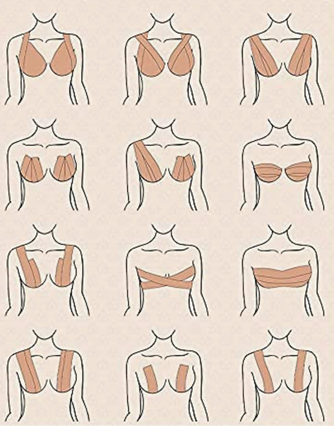 Boob Tape for Breast - Breast Tape with 1 Pair Silicon Nipple Covers