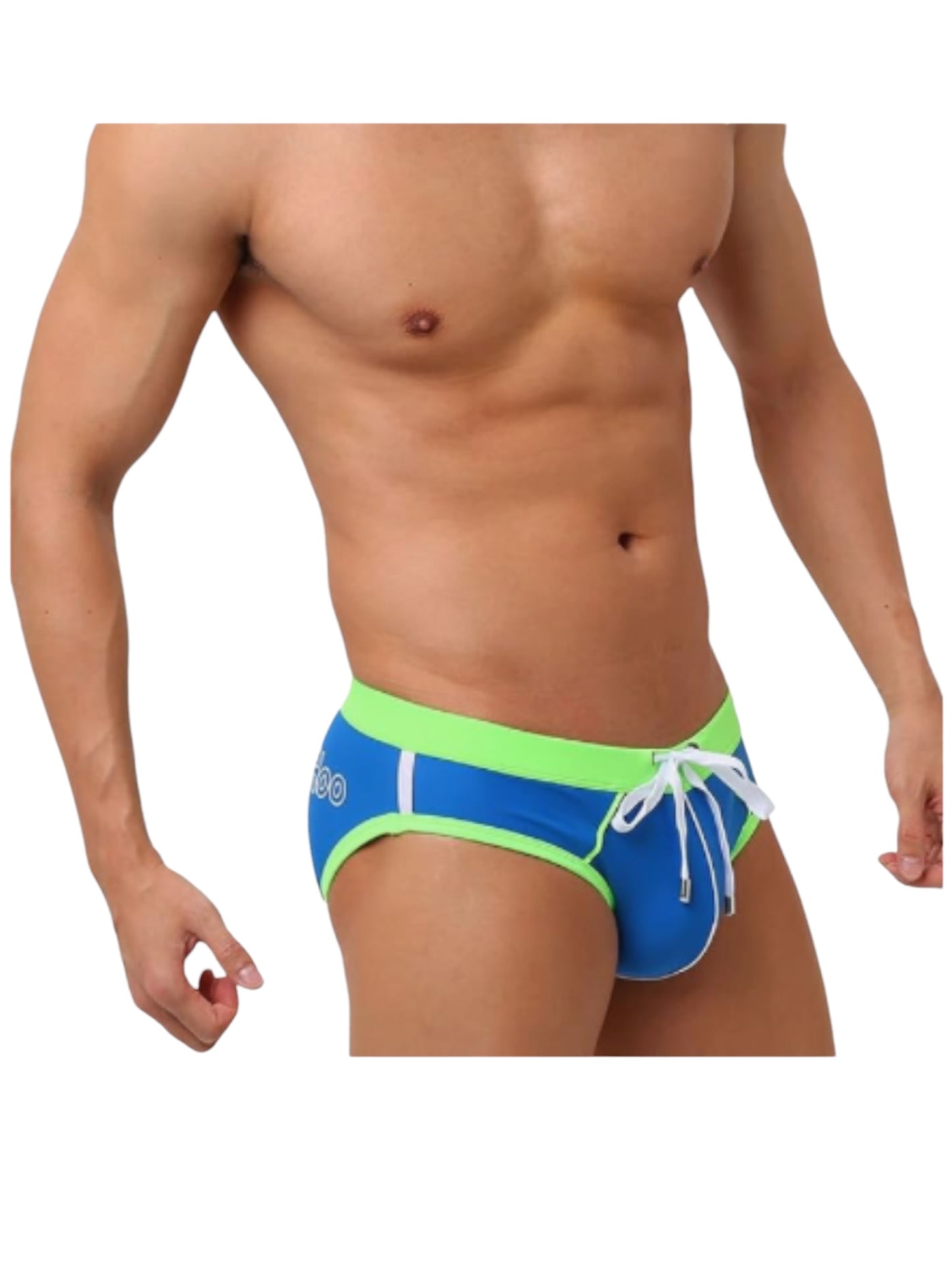 Men's Ice Silk Bikini Men's Tan Through Swim Micro Briefs