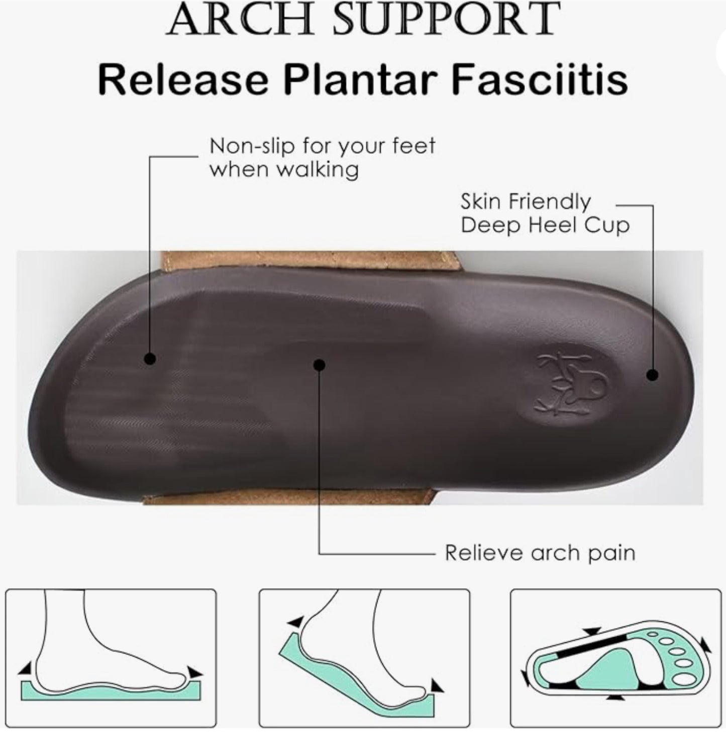 Chunky Thick Foam Flatform Back Strap Sandles