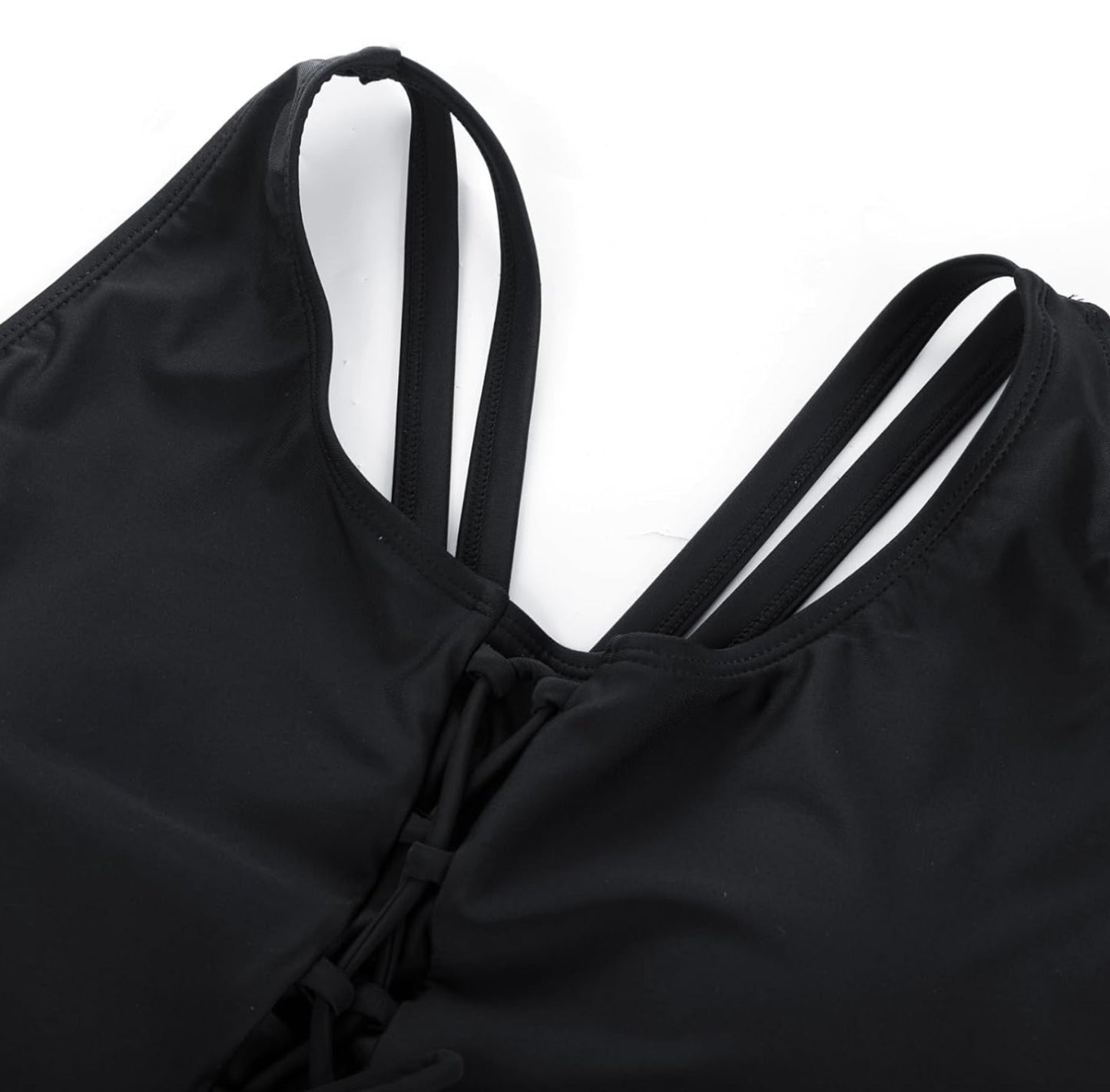 Hanna Nikole Women's Plus Size Racerback Swimsuits Rash Guard Capris Tankini