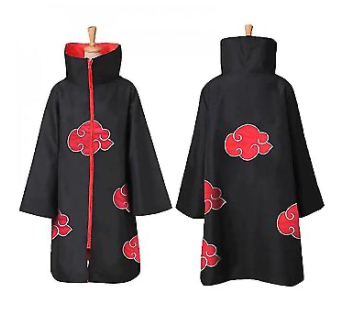 Naruto Akatsuki Cloak Anime Cosplay Costume adult Large
