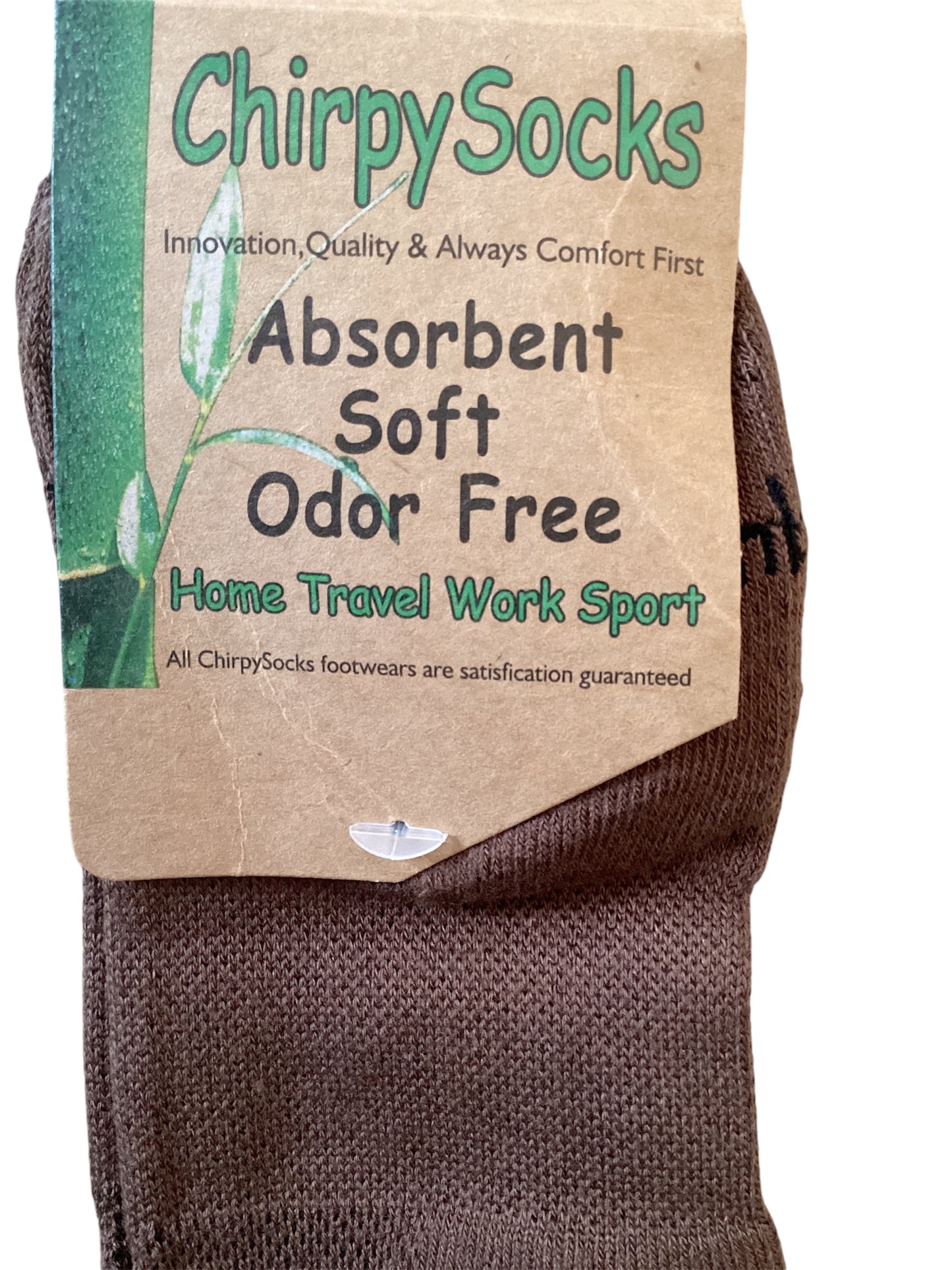 Chirpy Socks in Brown comfort first