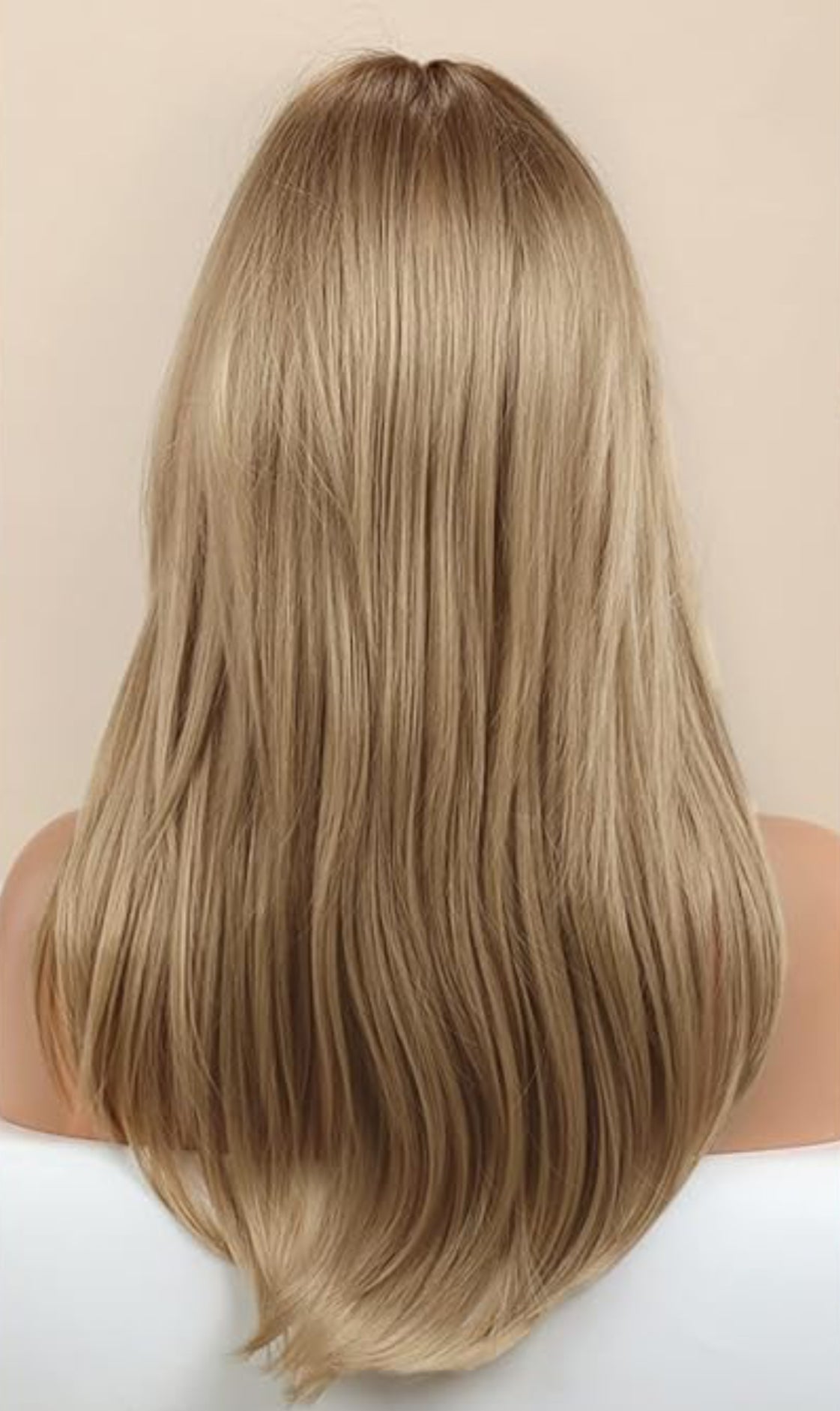 Honygebia Dark Blonde Wig with Fringe
