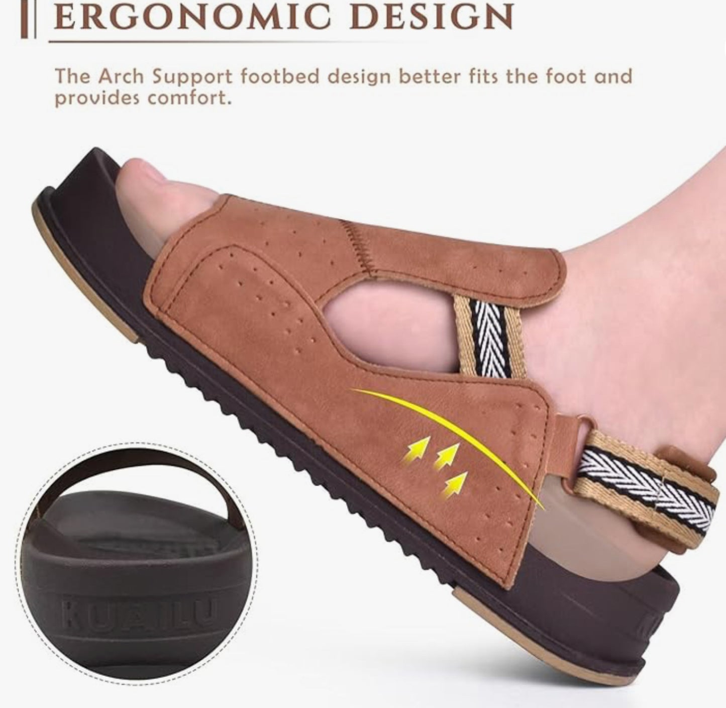 Chunky Thick Foam Flatform Back Strap Sandles