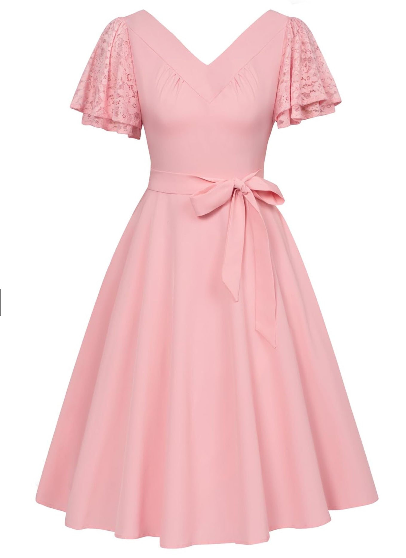 Belle Poque ladies retro style pink dress