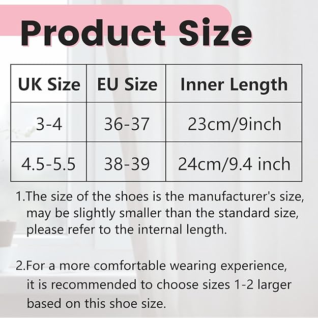 Feelorna memory foam pink and white slippers