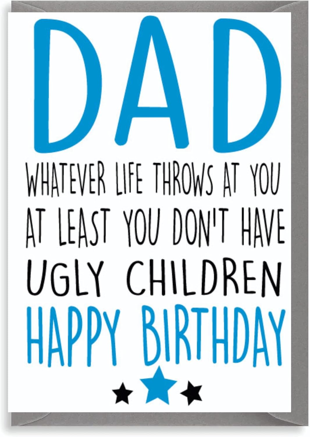 Dad funny birthday card