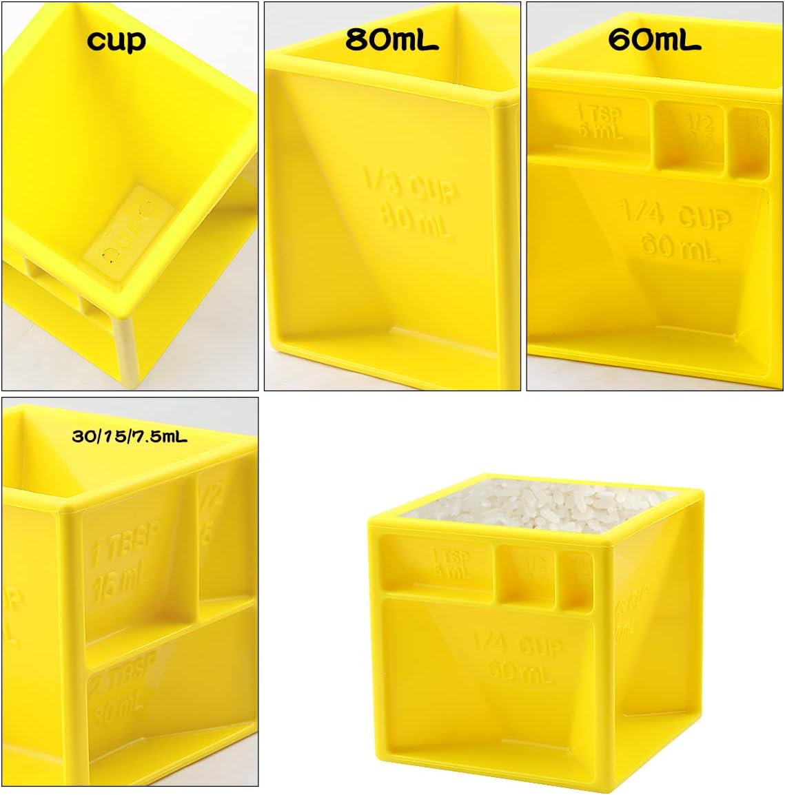 All in one measuring cup