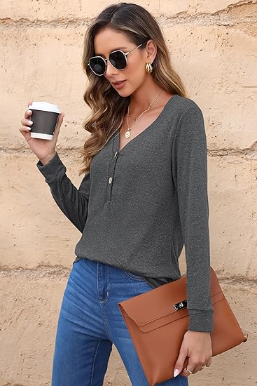 Ladies long sleeve loose fit T-Shirt