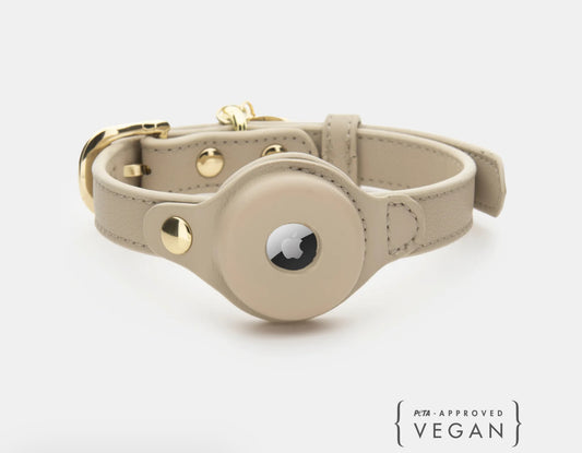 COLLAR - AIR TAG ENABLED - VEGAN LEATHER - CUPERTINO