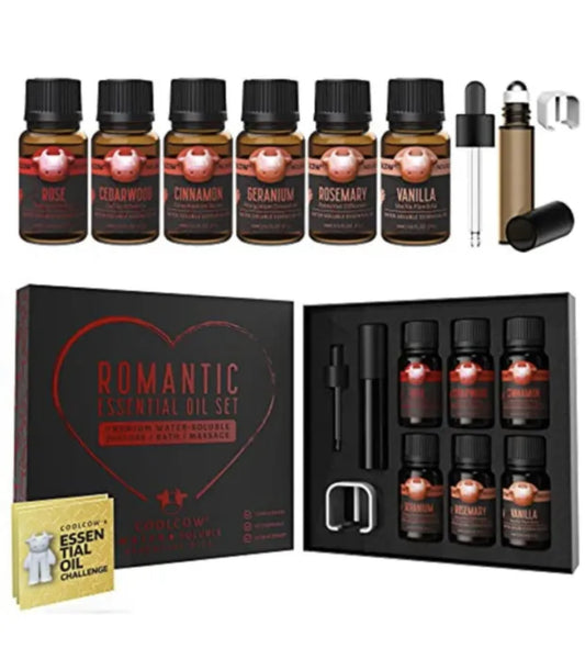 Valentines Romantic Essential Oil Set