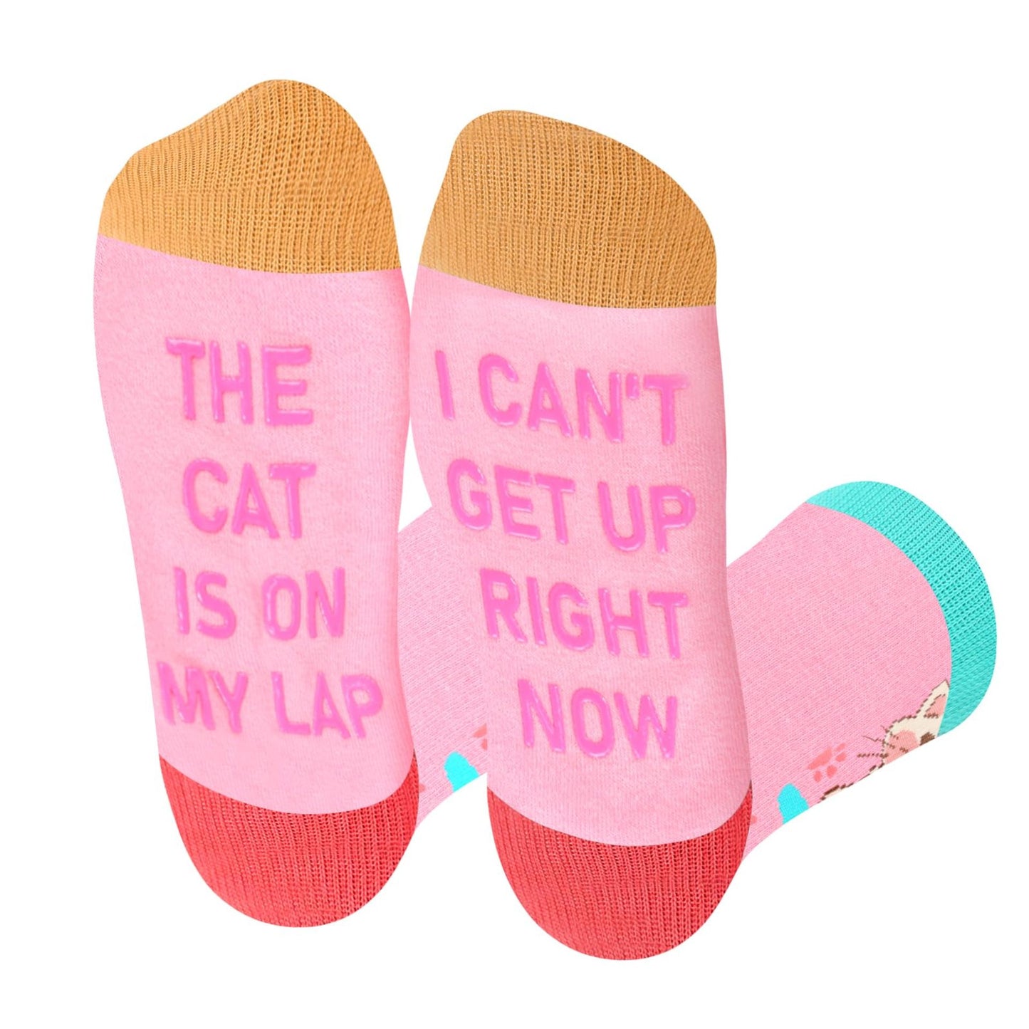 Novelty "The cat is on my lap" Ladies Socks