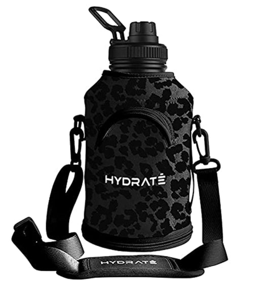 Hydrate Leopard print 1.3L water bottle carrier