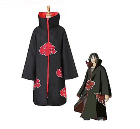 Naruto Akatsuki Cloak Anime Cosplay Costume