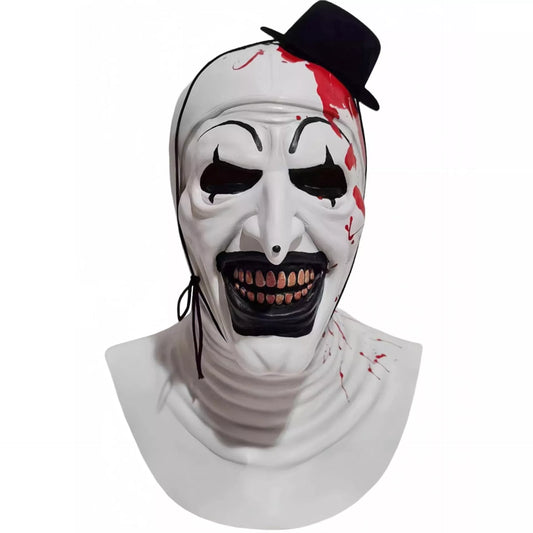 Scary Halloween Clown Latex Mask