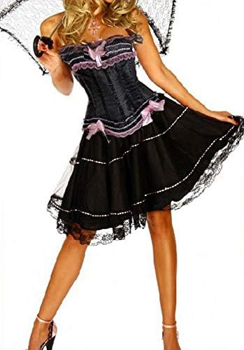 Forever Young Ladies Corset with Long Skirt Burlesque Costume