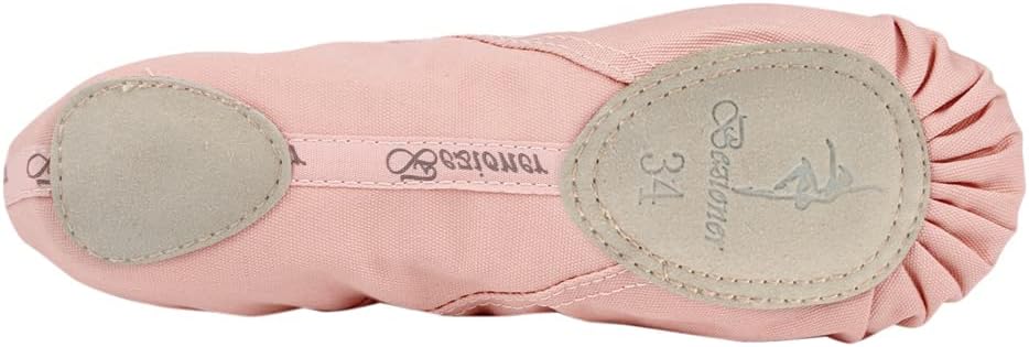 Bezioner Canvas Ballet Split Sole Flat Dancing Slippers