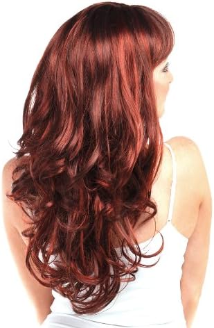 Forever Young UK Long Ladies Wig Wavy Auburn Brown