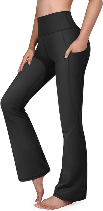 Ladies G4Free Bootcut Yoga/Sports leggings with side pockets