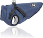 Dog's Waterproof padded jacket with Harness Large - Navy