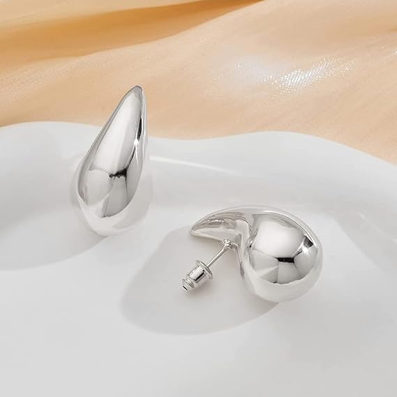 Rajputana Earrings Chunky Silver drop Earrings Extra large