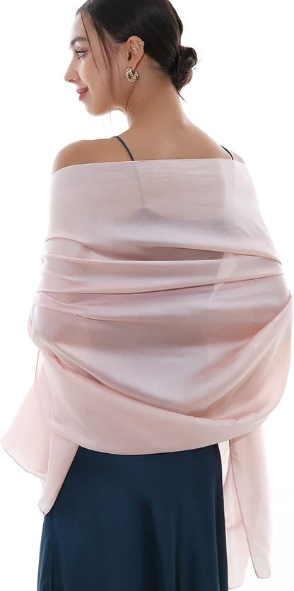 Ladies 2 pcs Silky style shawl