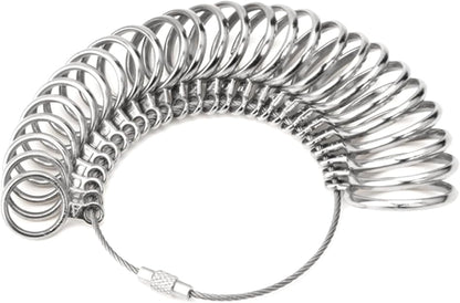 Ring Sizer UK, Ring Gauge for Finger and Rings Sizing, A-Z Rings Measurement Tool